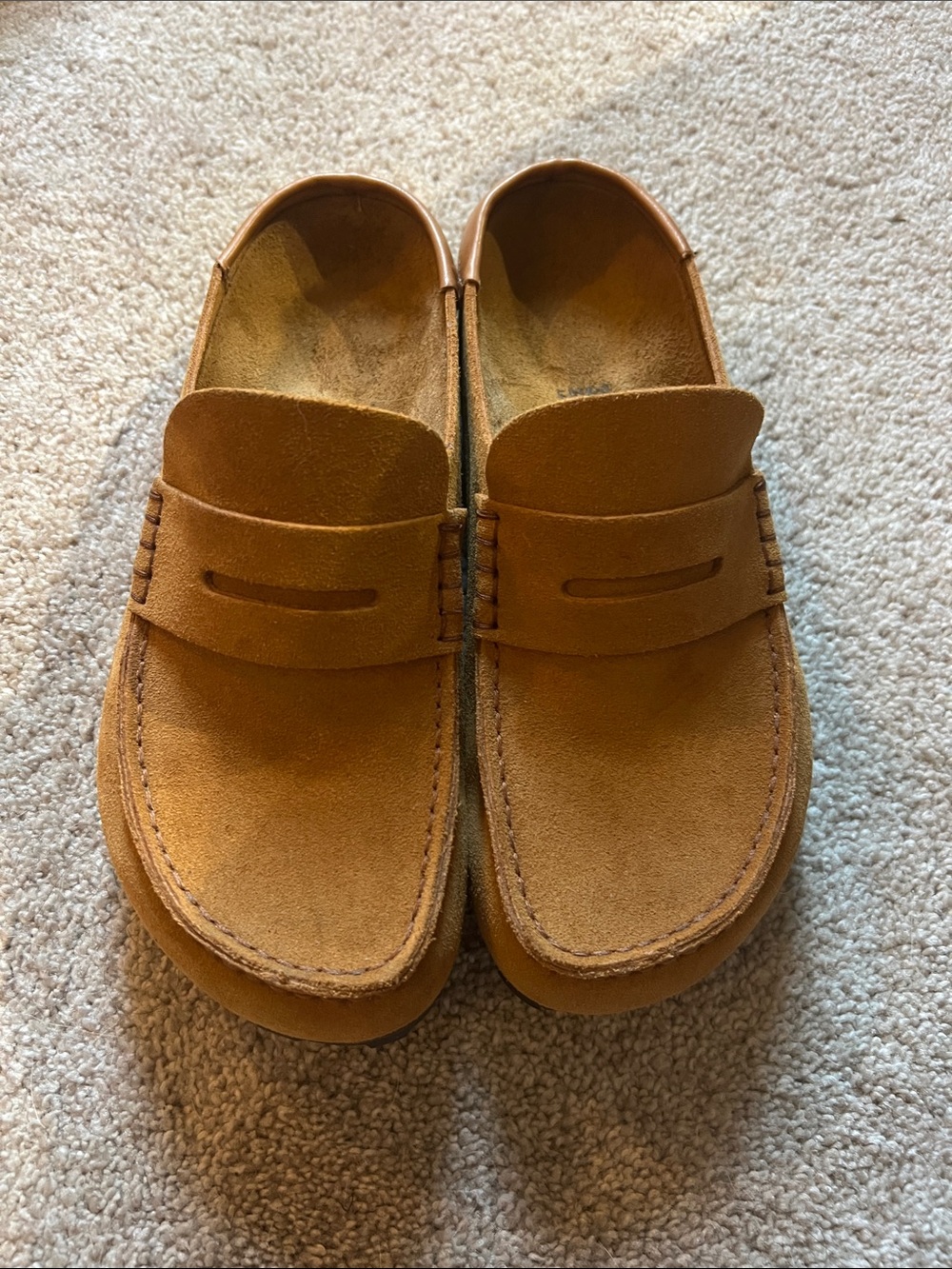 Birkenstock Naples Wrapped Mink Suede Loafers